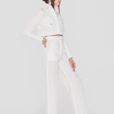 PANDAR | White Linen and Tencel™ Trousers