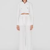 PANDAR | White Linen and Tencel™ Trousers