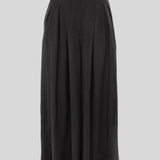 EYOS FEEL | Vegan Silk Palazzo Trousers in Black